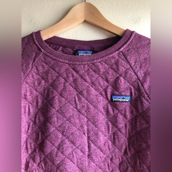 Patagonia Crew Neck Organic Cotton Sweater Women’s Pullover Burgundy Size XS - Picture 3 of 11
